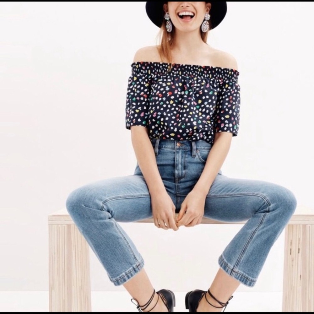 Jcrew off the shoulder top